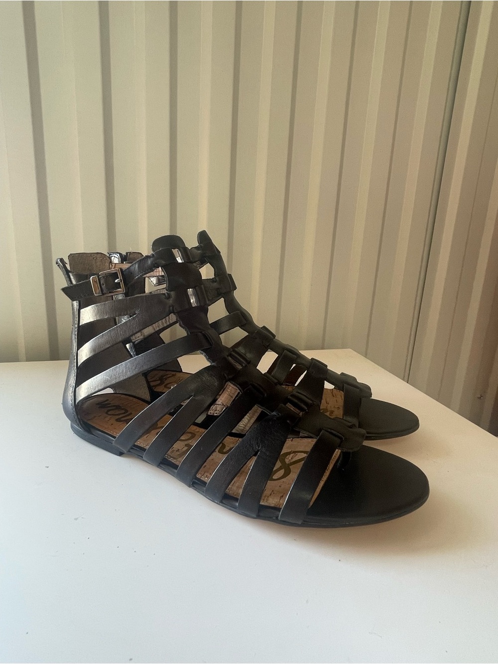 Women's black Strappy Sandals